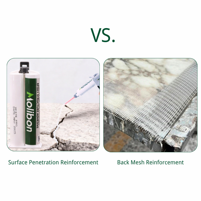 백메쉬 vs. 관통: 어떤 석재 보강 방법이 귀하의 생산에 적합할까요?